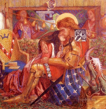 The wedding Of Saint George And The Princess Sabra Pre Raphaelite Brotherhood Dante Gabriel Rossetti Oil Paintings